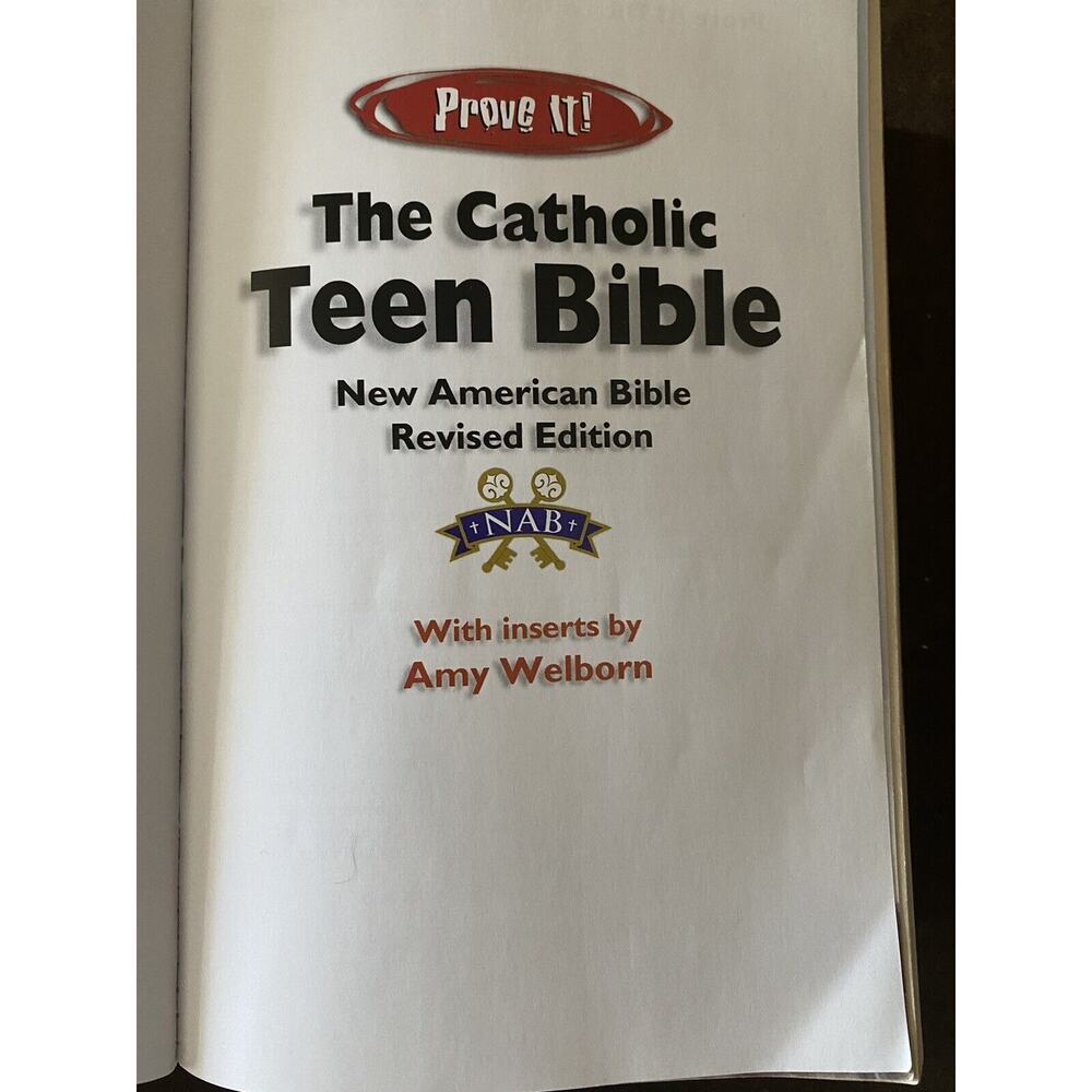 The Catholic Teen Bible StudyNAB Revised Edition Illustrated Inserts - Picture 2 of 16
